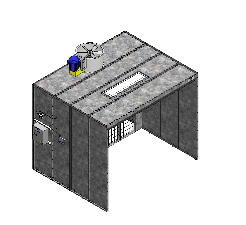 10x8x8 Open Face Spray Booth