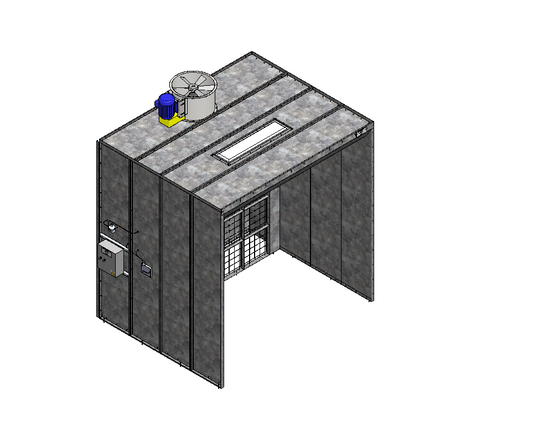 10x10x8 Open Face Spray Booth